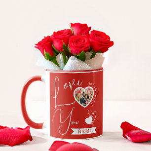 Personalized Love You Forever Valentine's Day Mug