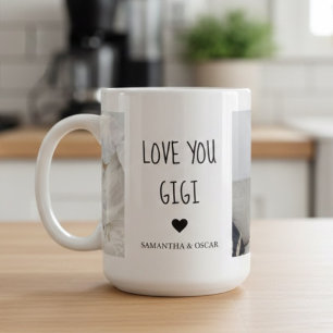 Personalized Love You Gigi Photo  Coffee Mug