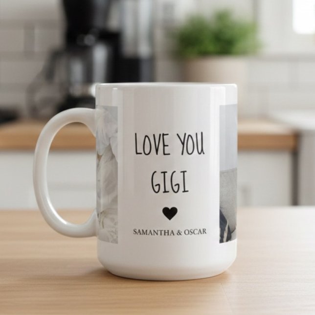 Personalized Love You Gigi Photo  Coffee Mug (Creator Uploaded)