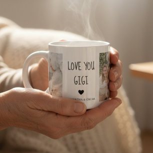Personalized Love You Gigi Photo Espresso Cup