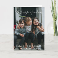 Personalized Love You Grandma Photo Handwritten