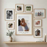 Personalized Love You Mama Photo Poster | Custom