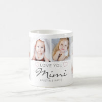 Personalized LOVE YOU MIMI Handwritten 4 Photo