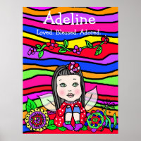 Personalized Loved, Blessed and Adored Fairy