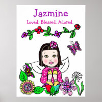 Personalized Loved, Blessed and Adored Fairy