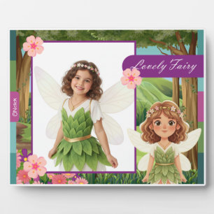 Personalized Lovely Fairy Tabletop Photo Plaque