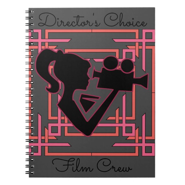 Personalized Lovely Lady Director Notebook (Front)