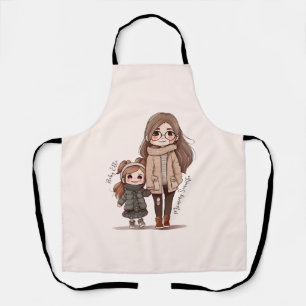 Personalized Lovely Mother and Daughter Apron