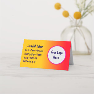 Personalized  loyalty card
