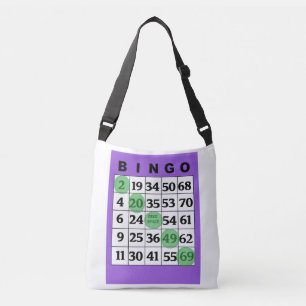 Personalized Lucky BINGO Bag with Purple Card