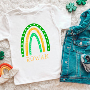 Personalized Lucky Rainbow St. Patrick’s Day Toddler T-shirt
