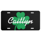 Personalized Lucky Shamrock Custom Name V03