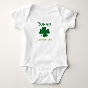 Personalized Lucky to be Irish Baby Body Suit Gift Bodysuit