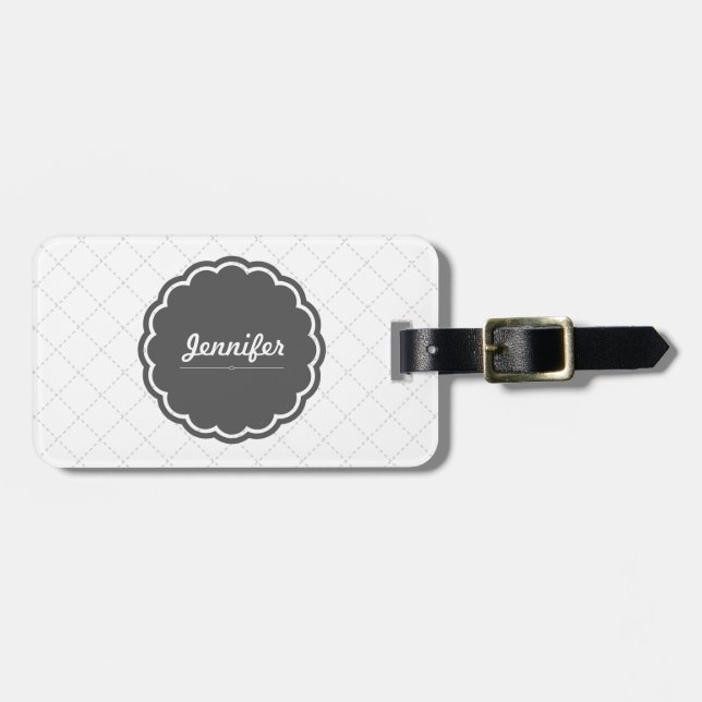 Personalized luggage tag (Front Horizontal)
