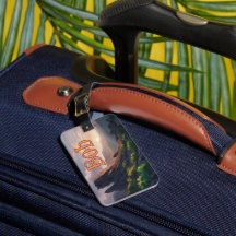 Personalized Luggage Tag - Mountain View