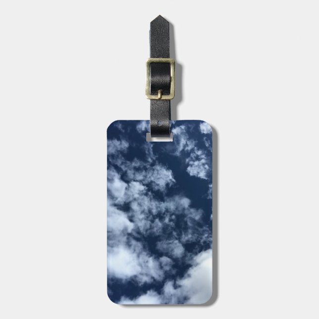 Personalized luggage tag - sky (Front Vertical)