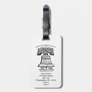 Personalized Luggage Tag Style B- 176