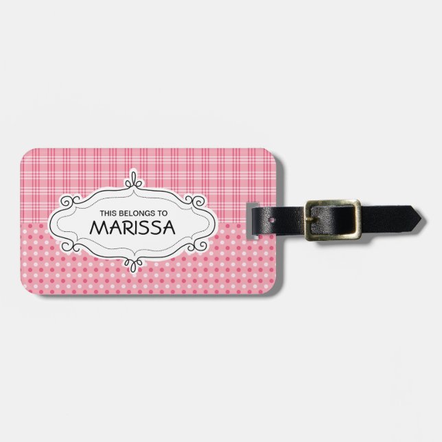 Personalized Luggage Tags (Front Horizontal)