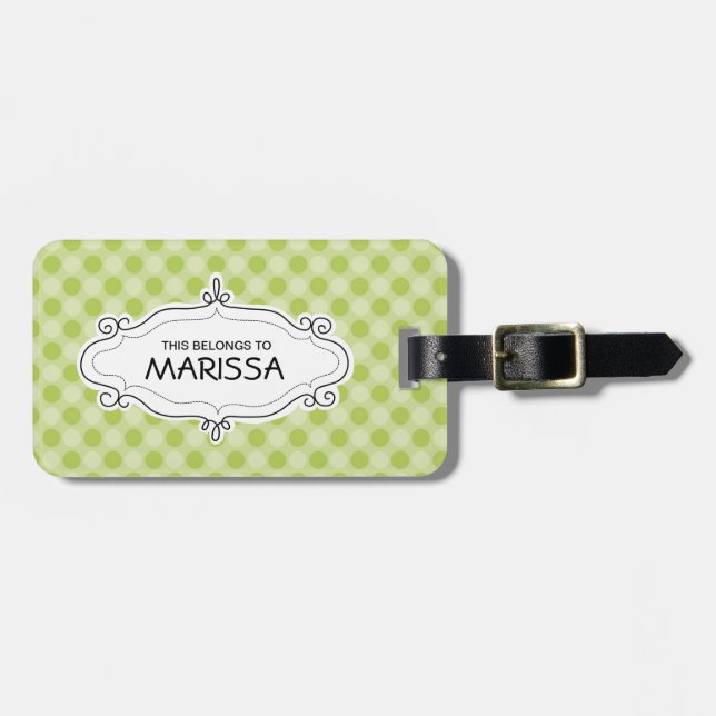 Personalized Luggage Tags (Front Horizontal)