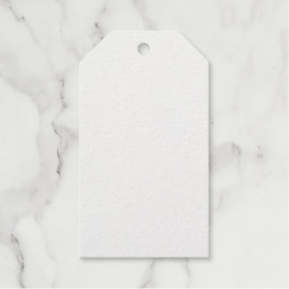 Personalized Luggage White Foil Gift Tags