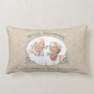 Personalized Lumbar Pillow Photo Anniversary Gifts
