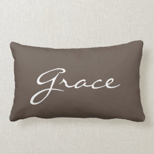 Personalized Lumbar Throw Pillow