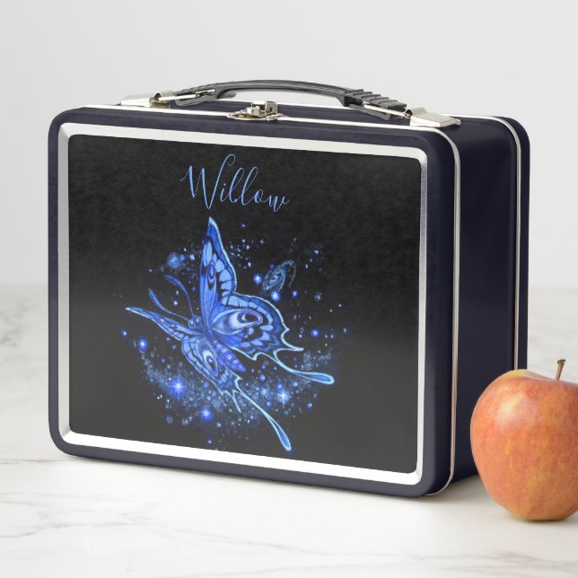 Personalized Lunar Moth Metal Lunch Box (In Situ)