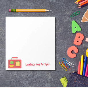 Personalized Lunchbox Love Notes Back to school