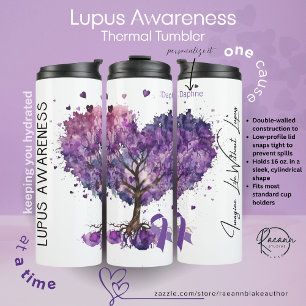 Personalized Lupus Awareness Thermal Tumbler