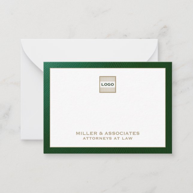 Personalized Luxury Company Logo Card (Front)