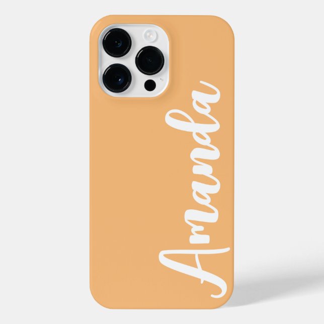 Personalized Luxury Custom Name Monogram iPhone  iPhone Case (Back)