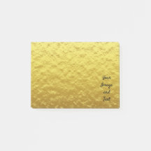 Personalized luxury golden foil