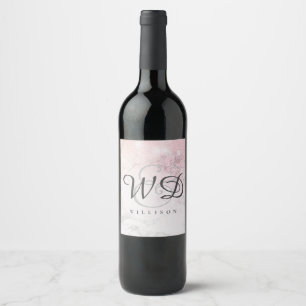 Personalized Luxury Marble Wine Label