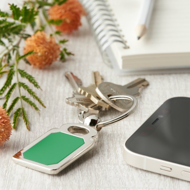 Personalized Luxury Metal Keychain Gift (Side)