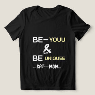 Personalized Luxury Typography Cute Cat Pet Black Tri-Blend Shirt