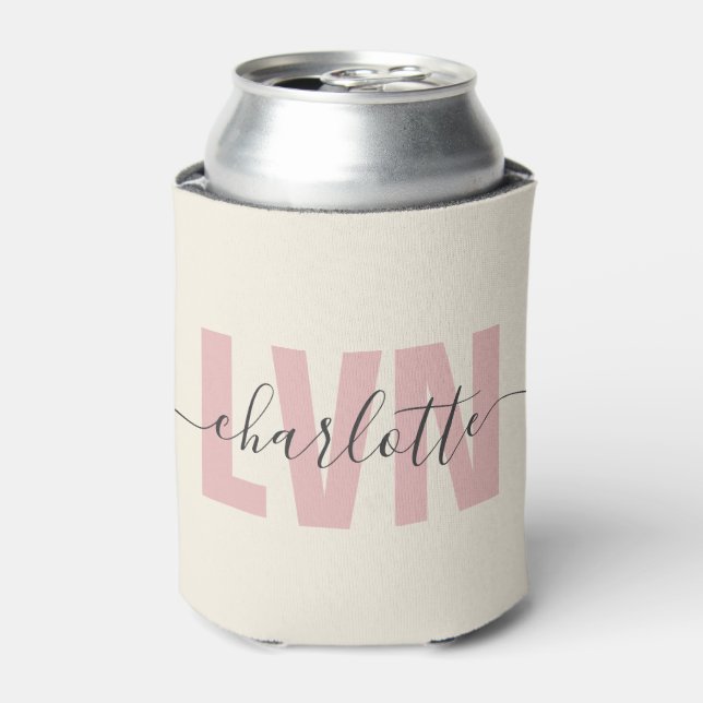 Personalized LVN Licensed Vocational Nurse Chic Can Cooler (Can Front)
