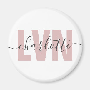 Personalized LVN Licensed Vocational Nurse Chic Magnet