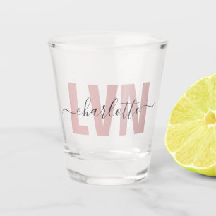 Personalized LVN Licensed Vocational Nurse Chic Shot Glass