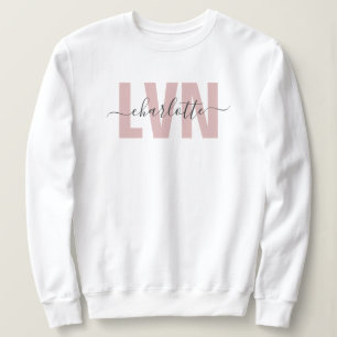 Personalized LVN Licensed Vocational Nurse Chic Sweatshirt