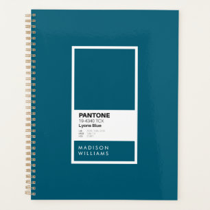 Personalized Lyons Blue Notebook Custom Name Planner