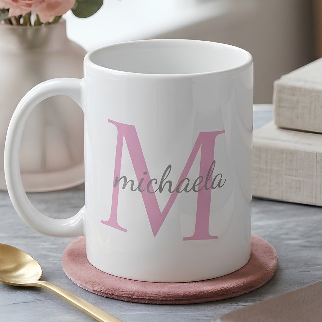 Personalized M Monogram Name Coffee Mug (Creator Uploaded)