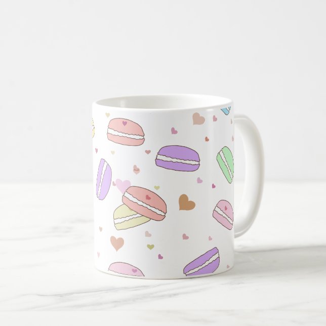 Personalized Macaron Mug (Front Right)