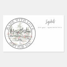 Personalized Made With Love Holiday