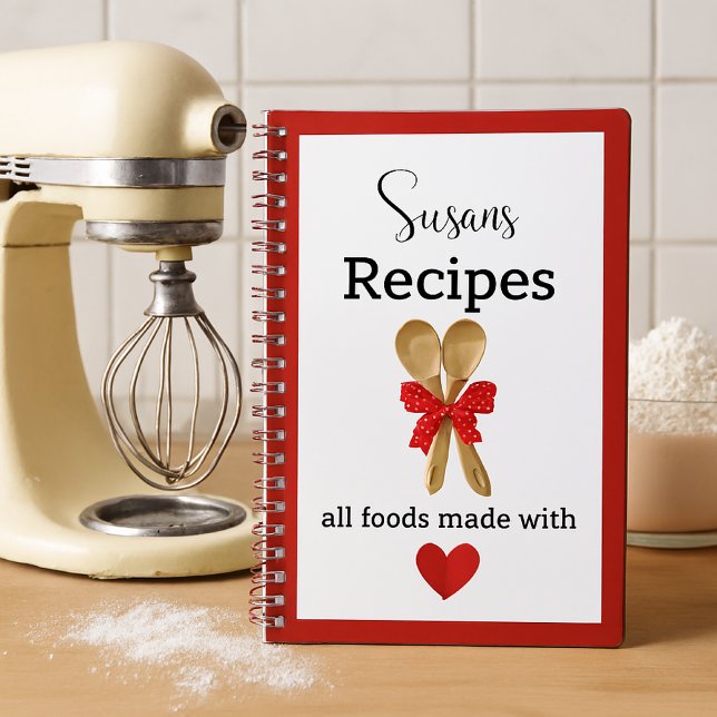 Personalized Made with Love Recipe Notebook (Creator Uploaded)