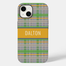 Personalized Madras Plaid Phone Case