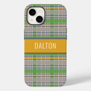 Personalized Madras Plaid Phone Case