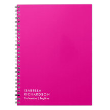 Personalized Magenta Minimalist