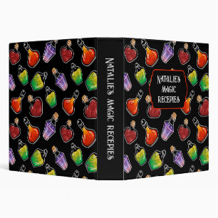 Personalized Magic Recipe Potion Binder 