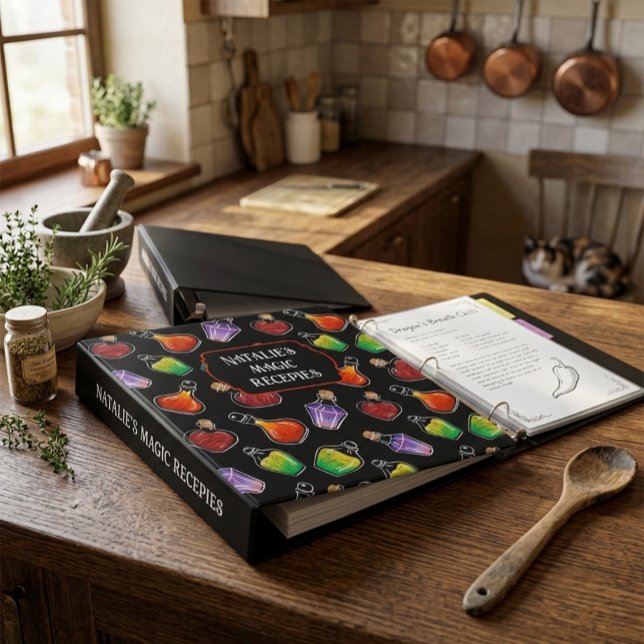 Personalized Magic Recipe Potion Binder  (Creator Uploaded)