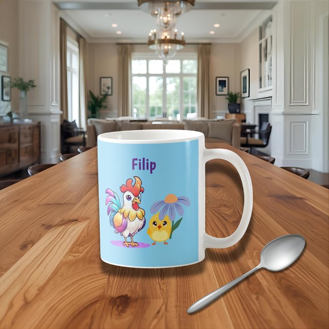 Personalized Magical Rooster Mug (Créateur téléchargé)